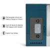Crosley CR3047A-TL Mini Retro 80's Portable Bluetooth Speaker, Wireless with Microphone, Vintage, Teal view 2