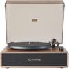 Crosley CR6046A-WAGL Stave 2-Speed Bluetooth Record Player Turntable with Built-in Speakers, Walnut view 1