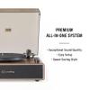 Crosley CR6046A-WAGL Stave 2-Speed Bluetooth Record Player Turntable with Built-in Speakers, Walnut view 2
