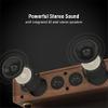 Crosley CR6046A-WAGL Stave 2-Speed Bluetooth Record Player Turntable with Built-in Speakers, Walnut view 4