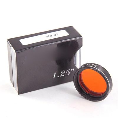 1.25" 7 Color for Astronomical Telescopes Ocular Lens(Filter NO.21)