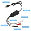 USB Audio Capture Card Grabber for Window 10/11/8/7 / 2000/XP and Vista, SevenAudio Grabber for Vinyl Cassette Tapes,MD, Phono to Digital MP3 Converter from 3.5mm and R/L Audio Connector view 3