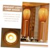 DECHOUS Rustic Lampshade Woven Lamp Shades for Ceiling Lights Asian Style Hanging Woven Lamp Cover view 3