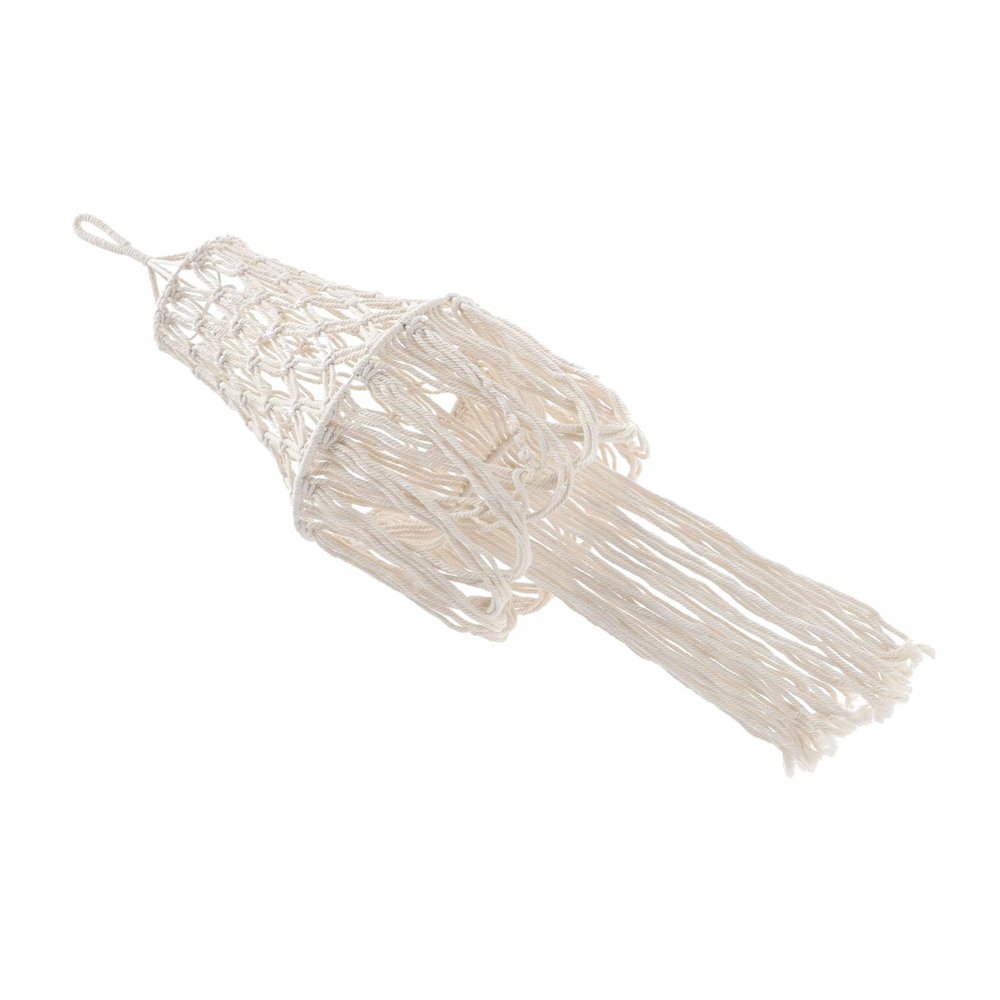 DECHOUS Rustic Cotton Rope Woven Lamp Shade Bohemian Pendant Light for Bedroom Living Room Creative Design Easy to Install Gentle Light Diffusion for Home Hospitality Decor