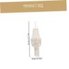 DECHOUS Rustic Cotton Rope Woven Lamp Shade Bohemian Pendant Light for Bedroom Living Room Creative Design Easy to Install Gentle Light Diffusion for Home Hospitality Decor view 2