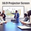 16:9 Projector Screen 130 Inch, Portable Foldable Projection Screen Anti-Crease Movies Screen for Home Outdoor Indoor Theater(100in(221x125cm)) view 2