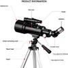Ultra Hd, Astronomical Telescope for Beginners,400/70Mm Refractor Monocular Telescopes,with Adjustable Tripod,Phone Adapter,Planetary Multiplier and Carry Bag view 2