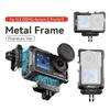 Metal Protective Case Cage & Lens Cap for DJI Action 5 Pro/4/3, Camera Expansion Adapter Horizontal and Vertical Shooting Mount Aluminum Alloy Housing Frame Cover Shell for Action 5 Pro/4/3 view 2