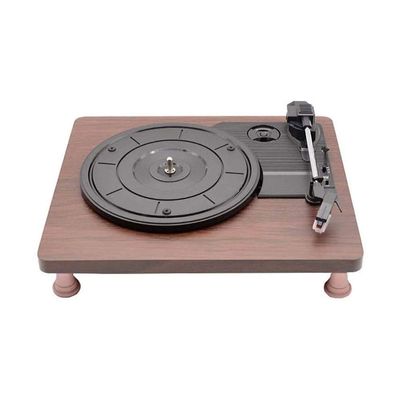 3 Speed Turntable,Portable Vinyl Record Player with RCA Output&Aux Input and Headphone Jack,