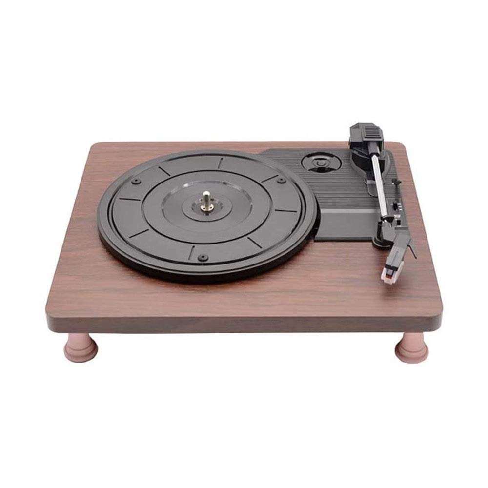 3 Speed Turntable,Portable Vinyl Record Player with RCA Output&Aux Input and Headphone Jack,
