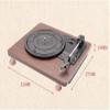 3 Speed Turntable,Portable Vinyl Record Player with RCA Output&Aux Input and Headphone Jack, view 2