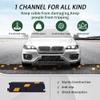 6 Packs Cable Ramp Cord Protector,17" PVC Cord Cover Cable Protector Ramps 1 Channel with 22046 lbs Load Capacity and Yellow Tape for Caution view 3