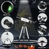 FREE SOLDIER Telescope 80mm Aperture 500mm Refractor Telescope for Adults High Powered - Professional Astronomical Refracting Telescope for Beginners White view 4