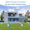 4K 8MP Mini PTZ Dome PoE IP Camera Outdoor Pan Tilt 5X Optical Zoom, 2.7-13.5mm Motorized Varifocal Lens, H.265, Ceiling/Wall Mounting, Compatible with Uniview NVR, NDAA, Black view 4