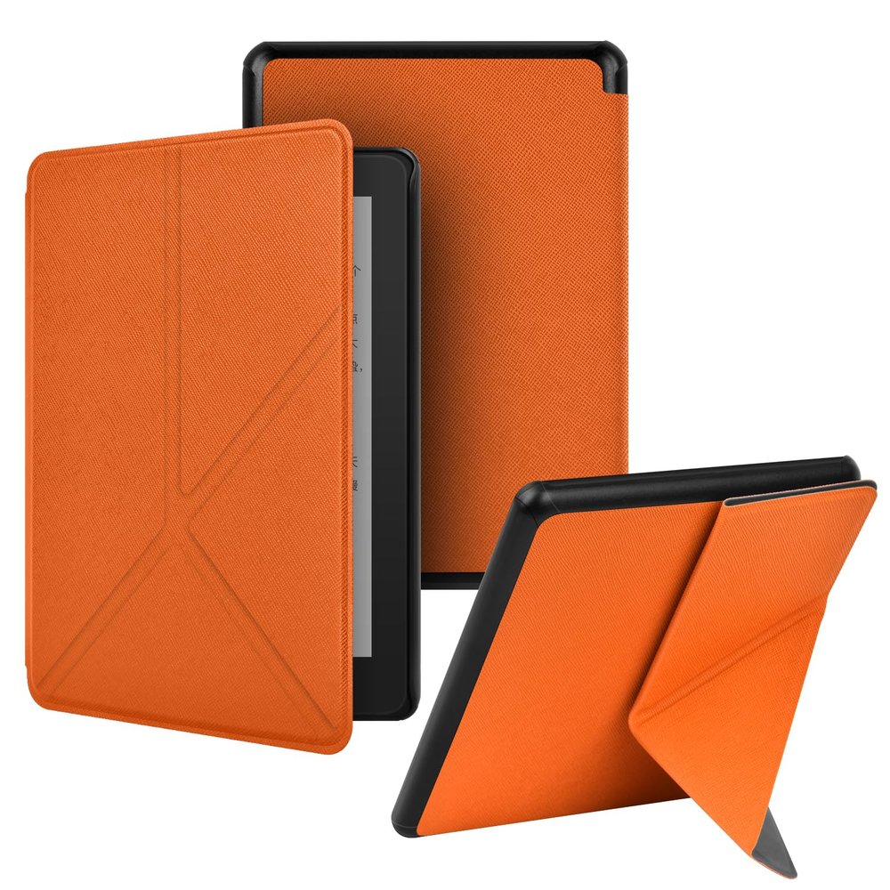 Sakenitly Case for 6 inch Kindle 11th Generation 2024/2022 Released, Model: RS23CV or C2V2L3, Ultra-Thin and Light Origami Standing Shell Cover with Auto Sleep/Wake