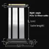 GIGA-MEGA PCIe X16 GEN5 Riser Cable with GPU Vertical Mount Bracket PCIe 5.0 for Future RTX5090 (White Bracket) view 4