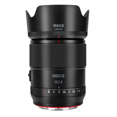 Meike 55mm F1.8 Auto Focus Large Aperture STM Full Frame Standard Prime Portrait Lens Compatible with Panasonic Lumix Sigma L Cameras S1H S1 S5 S5 Mark II S1R S9 FP