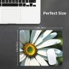 Mouses Pad Daisy Mouses Mat Washable Mousepad with Anti-Slip Rubber Base Computer Keyboard Mat Desktop Protector Mat Small Desk Pad for Lapto Home Office view 2