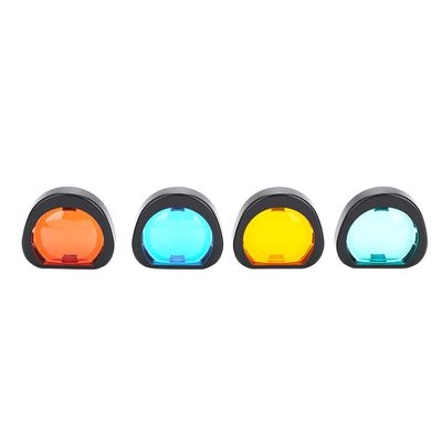 KIMISS Lens Filter Set, 4 Colors Instant Camera Colored Lens Filters Set for Mini 90