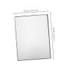HOMSFOU Foldable Photography Reflector Cardboard Durable Light Reflector for Still Life Jewelry Cosmetics Portable Design for Surfaces for Enhanced Lighting view 3