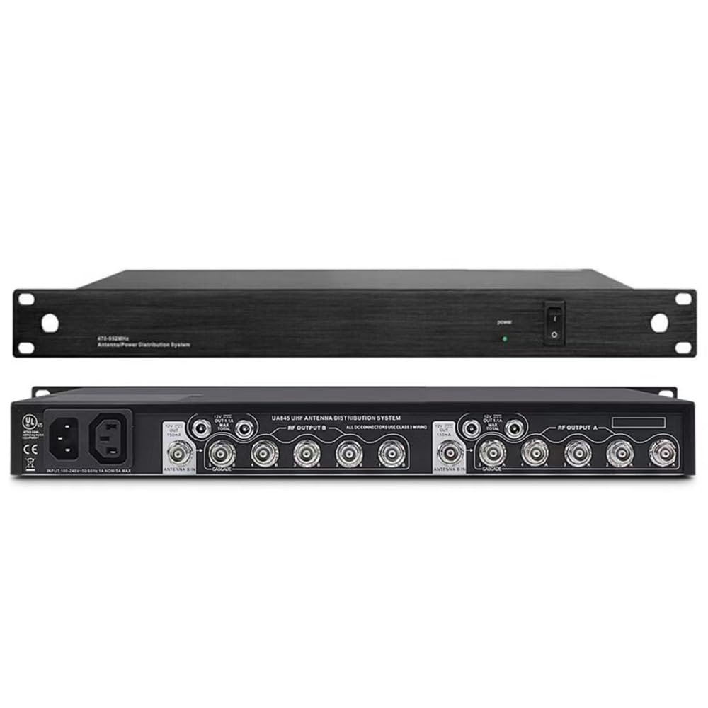 Bolymike 8450 Antenna Power Distribution Unit Compatible with Shure Five-Way Antenna Power Distribution System