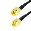 ANZOAT 10M 12M 15M 20M RG174 Cable Feeder Wire SMA Male to Male Extension Cord for Coax WiFi Network Card Router Bridge Antenna(20M) view 2