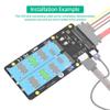 2 in 1 for M.2(NGFF) NVMe/SATA-Bus SSD to SFF-8611/8612 & SATA Riser Type C Power Adapter Card for M2 2230 2242 2260 2280 SSD view 2