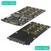 2 in 1 for M.2(NGFF) NVMe/SATA-Bus SSD to SFF-8611/8612 & SATA Riser Type C Power Adapter Card for M2 2230 2242 2260 2280 SSD view 4