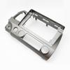Car Front Side Air Outlet Vent Frame Trim Compatib 9 Inch 10 Inch Car Frame Fascia Adapter Android Radio Dash Fitting Panel Kit/Fit for Honda Civic G8 2006-2011 ABS Silver Car Stereo Radio Fascia Bez view 4