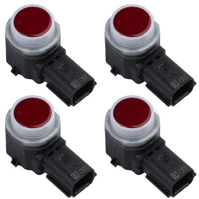 Conpert Parking Sensor for Ford Edge Explorer Fusion Expedition Focus, PDC Parking Sensor FR3T-15K859-AAW/FR3T15K859AAW(4ocs red)