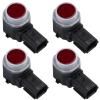 Conpert Parking Sensor for Ford Edge Explorer Fusion Expedition Focus, PDC Parking Sensor FR3T-15K859-AAW/FR3T15K859AAW(4ocs red) view 1