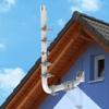 Antenna Mount for Long Wall - Long Eaves Mast Mounting Bracket Kit with 90 Degree Elbows, Extend Pipes, Link Adapters, Screws, Ideal for Outdoor TV Antennas, Starlink Satellite Dishes etc. view 2