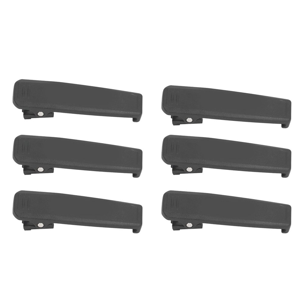 6PCS Belt Clip Set for IC V10MR IC F1000D, Radio Belt Clip Two Way Radio Clip Replacement Convenient Hold Compatible with IC IC 2000