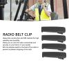 6PCS Belt Clip Set for IC V10MR IC F1000D, Radio Belt Clip Two Way Radio Clip Replacement Convenient Hold Compatible with IC IC 2000 view 2
