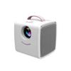 Mini Projector 1080p LED Portable Video Projector 80-inch Image Display Suitable for Full HD Home Theater Support HDMI AV USB SD Card Etc. (Color : Pink White) (Pink White ) view 1