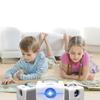 Mini Projector 1080p LED Portable Video Projector 80-inch Image Display Suitable for Full HD Home Theater Support HDMI AV USB SD Card Etc. (Color : Pink White) (Pink White ) view 3