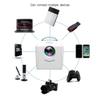 Mini Projector 1080p LED Portable Video Projector 80-inch Image Display Suitable for Full HD Home Theater Support HDMI AV USB SD Card Etc. (Color : Pink White) (Pink White ) view 4