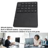 LICAEVEY Cordless Numeric Keypad, 22 Keys BT Number Pad with Touchpad, USB C Rechargeable Numeric Keypad, Support for Win, for Android, for OS X (Black) view 2