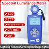 2024 New Model Digital Illuminance Meter Light Meter 1,000,000Lx Luxmeter for Photography Grow Plants Led Photometer Lighting Intensity Brightness Measurement of Lux, CCT, UVI and Other parameters view 2
