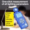 2024 New Model Digital Illuminance Meter Light Meter 1,000,000Lx Luxmeter for Photography Grow Plants Led Photometer Lighting Intensity Brightness Measurement of Lux, CCT, UVI and Other parameters view 3