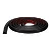 HARFINGTON 8ft Cord Cover Floor W0.3 x H0.3 Inner Channel PVC Hide Extension Cable Floor Wire Hider Wire Covers Protector for Prevent Cable Trips Cables Management, Black view 1