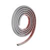 HARFINGTON 8ft Cord Cover Floor W0.3 x H0.3 Inner Channel PVC Hide Extension Cable Floor Wire Hider Wire Covers Protector for Prevent Cable Trips Cables Management, Grey view 3