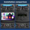 8'' Upgrade Radio for Chevrolet Aveo 2009 2010 2011 with Wireless Carplay Android Auto, Touch Screen for Chevy Aveo Bluetooth GPS WiFi AHD Backup Camera SWC Mirror Link view 2