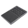 LICAEVEY Cordless Numeric Keypad, 22 Keys BT Number Pad with Touchpad, USB C Rechargeable Numeric Keypad, Support for Win, for Android, for OS X (Dark Gray) view 1