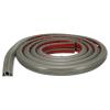 HARFINGTON 6ft Cord Cover Floor W0.3 x H0.3 Inner Channel PVC Hide Extension Cable Floor Wire Hider Wire Covers Protector for Prevent Cable Trips Cables Management, Light Grey view 1