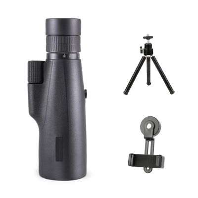 10-30X50 Powerful Monocular Telescope Outdoor Camping Hunting Spyglass Monocular Telescope Vision Night Binoculars(Black Set)