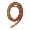 HARFINGTON 4ft Cord Cover Floor W0.3 x H0.3 Inner Channel PVC Hide Extension Cable Floor Wire Hider Wire Covers Protector for Prevent Cable Trips Cables Management, Yellow view 3