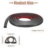 HARFINGTON 10ft Cord Cover Floor W0.3 x H0.3 Inner Channel PVC Hide Extension Cable Floor Wire Hider Wire Covers Protector for Prevent Cable Trips Cables Management, Dark Grey view 2