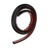 HARFINGTON 4ft Cord Cover Floor W0.3 x H0.3 Inner Channel PVC Hide Extension Cable Floor Wire Hider Wire Covers Protector for Prevent Cable Trips Cables Management, Black view 3
