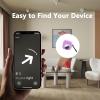 2 in 1 Case Compatible with AirPods 4 and AirTag Cover, Soft Silicone Protective Case with Keychain for Women Men, Compatible with AirPods 4 with Active Noise Cancellation view 2